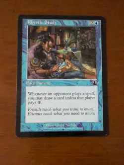 Rhystic Study - Prophecy - Magic the Gathering - LP - MTG - Image 1