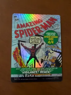 FOIL BORDERLESS Peter Parker // Amazing Spider-Man - #232 Mythic Marvel's Spider - Image 2
