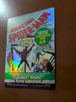 FOIL BORDERLESS Peter Parker // Amazing Spider-Man - #232 Mythic Marvel's Spider - Image 4