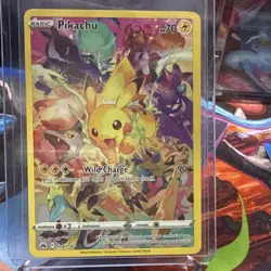 Pokemon Pikachu Secret Rare 160/159 Crown Zenith Full Art Holo Basic 2023 - Image 1