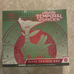 Pokemon TCG Temporal Forces Elite Trainer Box Iron Leaves English - Image 1