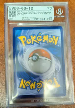 Mega Charizard x EX 109/094 Beckett 9.5 Phantasmal Flames Holo BGS Pokemon TCG - Image 2