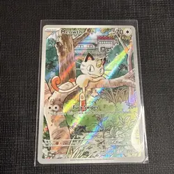 2025 Pokemon Phantasmal Flames Meowth Illustration Rare #106/094 - Image 1