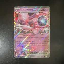 Pokemon Ascended Heroes Team Rocket's Mewtwo EX Double Rare Holo 079/217 - Image 1