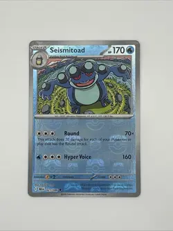 Seismitoad (Master Ball Pattern) 021/086 Uncommon Black Bolt Pokemon NM/M - Image 1