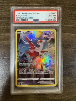 Pokemon 2023 Crown Zenith Galarian Gallery Latias GG20/GG70 PSA 10 - Image 1