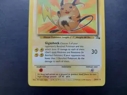 Pokemon - Raichu 29/62 Rare Fossil - Image 3