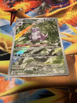 Pokemon TCG Nidoking Scarlet & Violet 151 Illustration Rare Card 174/165 C31 - Image 1