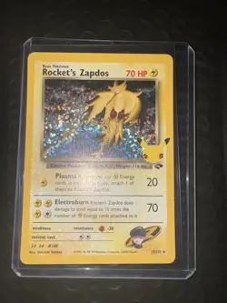 Pokemon Rocket's Zapdos 15/132 Gym Challenge Rare Holo Basic Card 70 HP English - Image 1