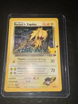 Pokemon Rocket's Zapdos 15/132 Gym Challenge Rare Holo Basic Card 70 HP English - Image 2