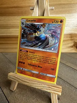 Pokemon SM Promos Promo,Holo Lucario #SM54 LP/MP - Image 1