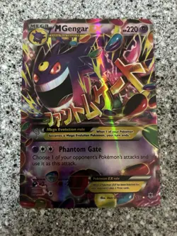 Pokemon Card TCG M Gengar EX 35/119 Ultra Rare Holo XY Phantom Forces Mega 2014 - Image 1