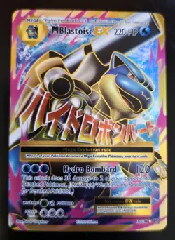 Pokemon Evolutions Mega Blastoise EX Card 102/108 Full Art Ultra Rare - NM - Image 1