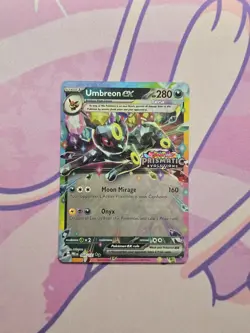 Pokemon Umbreon EX TCG Stamped Prismatic Card 060/131 Evolutions Surprise Box NM - Image 1