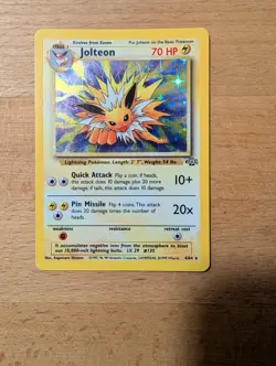 Pokemon TCG Jolteon Jungle Holo Rare Unlimited 4/64 70 HP English 1999 - Image 4