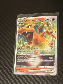 Pokemon TCG SWSH09: Brilliant Stars #018/172 Charizard VSTAR NM - Image 1
