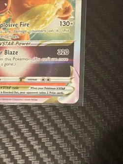 Pokemon TCG SWSH09: Brilliant Stars #018/172 Charizard VSTAR NM - Image 3