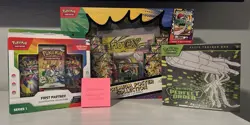 Pokemon Lot: First Partner, Ascended Heroes premium Lucario, Perfect Order ETB - Image 1