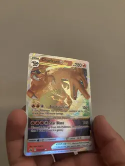 Pokemon Charizard VSTAR Full Art VSTAR Holo 019/159 2023 280 HP Fire - Image 4