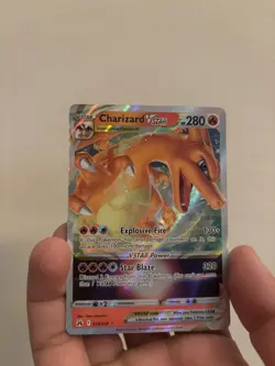 Pokemon Charizard VSTAR Full Art VSTAR Holo 019/159 2023 280 HP Fire - Image 5