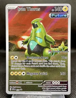 Iron Thorns SVP 098 Pokemon Center Stamped ETB Promo SEALED Scarlet and Violet - Image 1