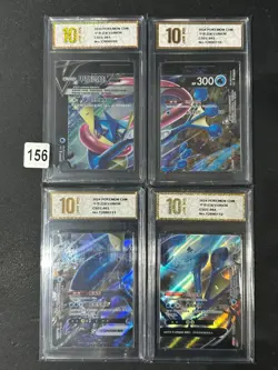 Greninja V-Union Set - Pokemon Sword & Shield Promo Holo Card Grade 10 - Image 1