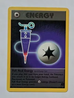 Pokemon - Full Heal Energy - Team Rocket 81/82 - Uncommon - LP - Image 1
