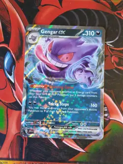 Gengar ex - 104/162 - Double Rare - Temporal Forces Pokemon TCG LP+ - Image 1