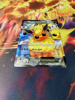 Flareon EX RC28/RC32 LP-NM Full Art Ultra Rare Generations 2016 Pokemon TCG - Image 2
