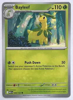 Bayleef 009/132 Common Mega Evolution Pokemon Near Mint - Image 1