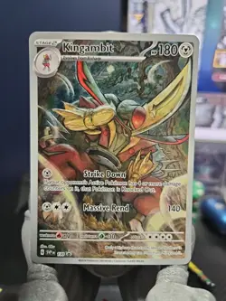 Pokemon - 130 Kingambit SV Scarlet & Violet Black Star Promo Holo NM TCG - Image 1