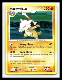 💥 MAROWAK # 63/146 Legends Awakened Non Holo 2008 Diamond & Pearl Pokemon TCG - Image 1