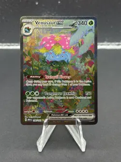 Pokemon Venusaur ex Special Illustration Rare Holo 198/165 Scarlet Violet 151 - Image 1
