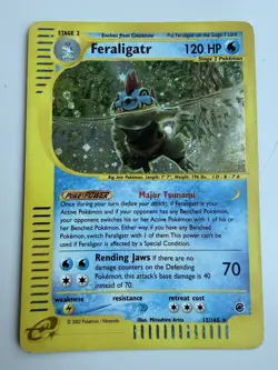 Feraligatr 12/165 Expedition Holo Rare Pokemon TCG - Image 1