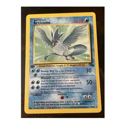 Pokemon Articuno 17/62 Fossil Rare 1st Edition Regular English 1999 HP70 Basic - Image 1