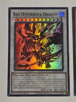 Darkness Resonator + Red Hypernova Dragon Blazing Dominion Yugioh Set BLZD-EN001 - Image 3