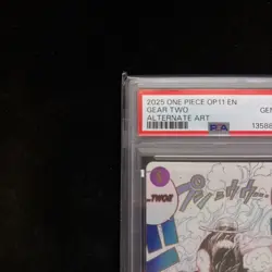 Gear Two Event Manga Alt Art PSA 10 - One Piece OP11-080 English - Image 2