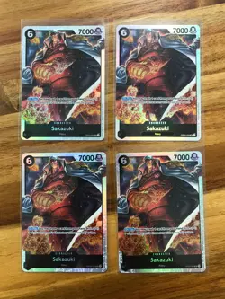 One Piece TCG Sakazuki OP02-099 Play Set X4 English - Image 1