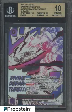 2025 One Piece Carrying on His Will OP13076 Divine Departure Alt Art BGS 10 - Image 1