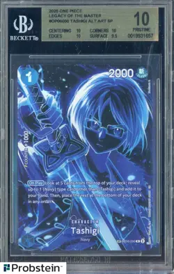 2025 One Piece Legacy of the Master Tashigi Alt Art SP OP06050 BGS 10 PRISTINE - Image 1