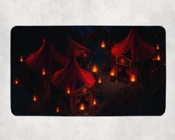 MTG Playmat | Pixel Rakdos Themed Playmat | Unofficial MTG Playmat - Image 1