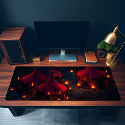 MTG Playmat | Pixel Rakdos Themed Playmat | Unofficial MTG Playmat - Image 3