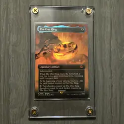 The One Ring Borderless Foil Lord of the Rings LTR MTG NM-M Mythic - Image 1