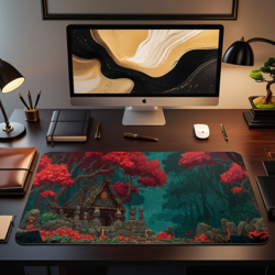 MTG Playmat | Pixel Gruul Themed Playmat | Unofficial MTG Playmat - Image 2