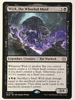 Wick, the Whorled Mind Bloomburrow Non-Foil Regular MTG - Image 1