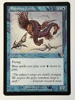 Sapphire Leech Invasion Non-Foil Regular MTG - Image 1