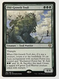 Old-Growth Troll Kaldheim Non-Foil Regular MTG - Image 1