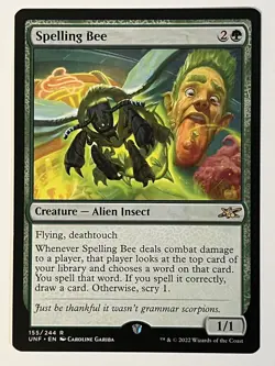 Spelling Bee Unfinity Non-Foil Regular MTG - Image 1