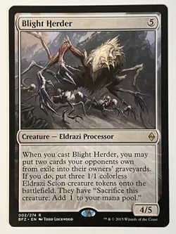 Blight Herder Battle for Zendikar Non-Foil Regular MTG - Image 1