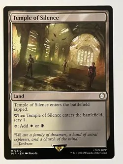 Temple of Silence Universes Beyond: Fallout Non-Foil Regular MTG - Image 1